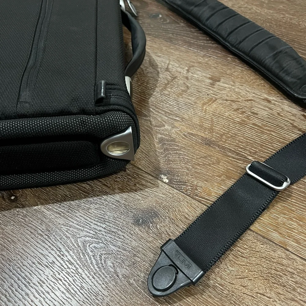 Tumi briefcase laptop Black Carry-On Bag